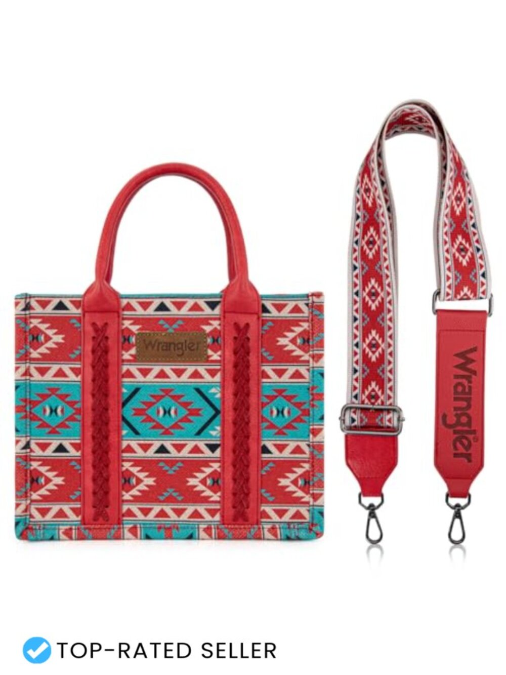 Womens Aztec Tote Bag Canvas Cotton Shoulder Purse Boho Handbag Guitar Strap - Picture 3 of 6
